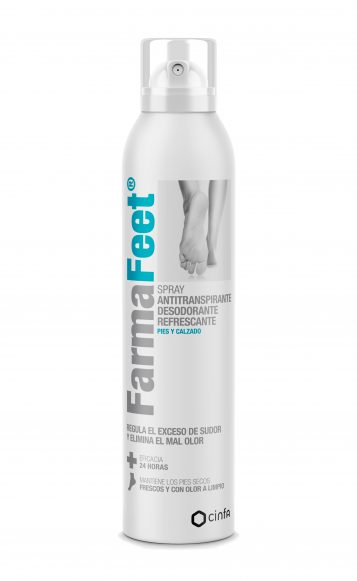 Farmafeet spray antitranspirante desodorante refrescante