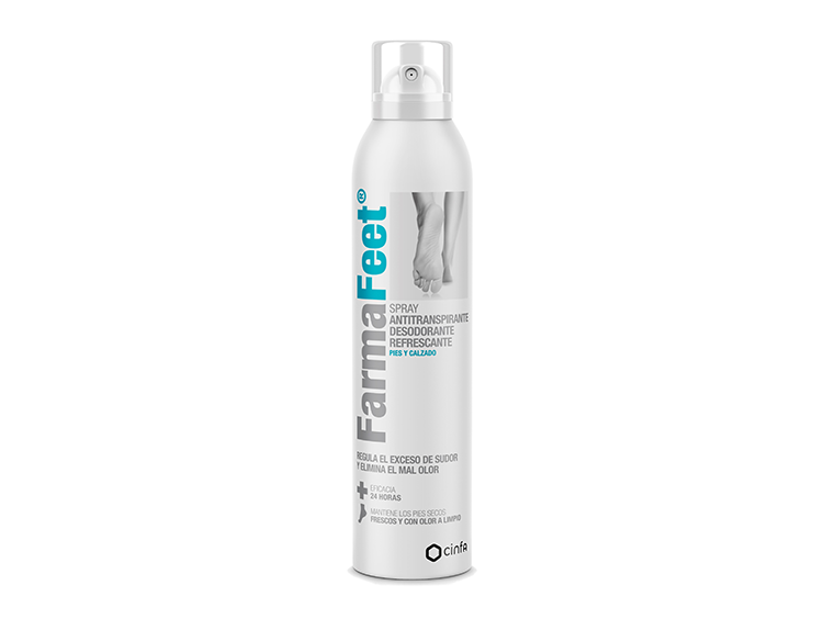 Farmafeet spray antitranspirante desodorante refrescante